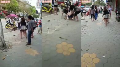 抓奸集锦-特精甄选第一现场街头扭打吃瓜围观 赤裸裸床上被逮还有被割屌的 各色良家女神狼狈瞬间 (28)